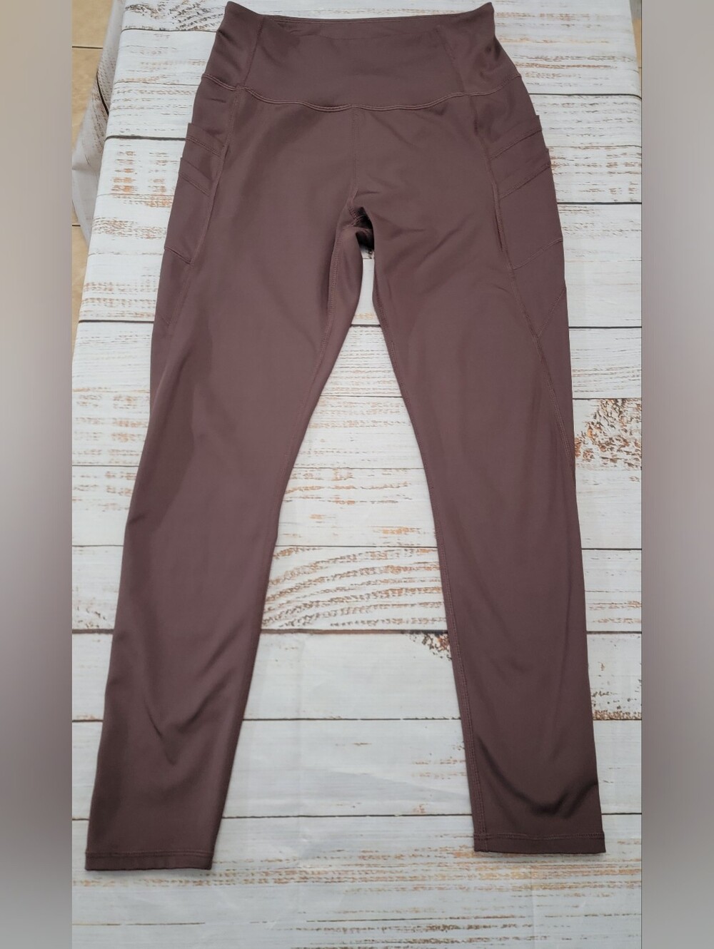 Womens High-Waist Performance Pants - Brown